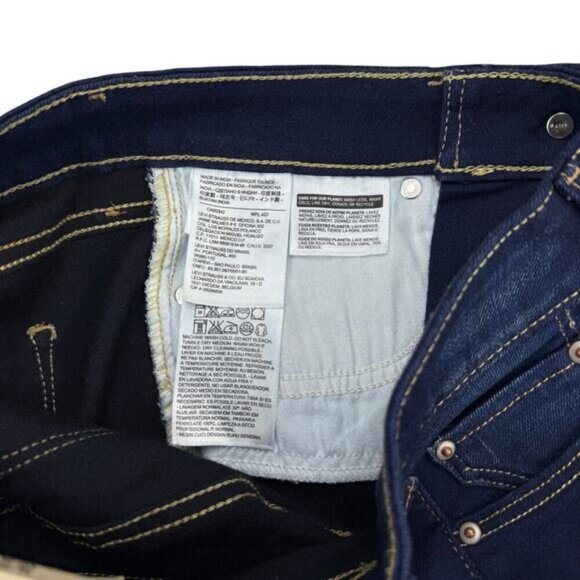 NWT LEVI'S Bold Curvy Skinny Jean Sz 26 x 32 Blue - Picture 6 of 9